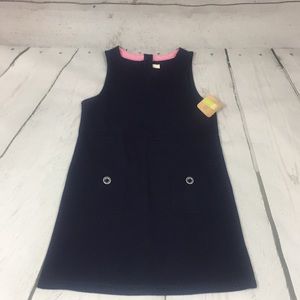 Girls Navy School Uniform Dress